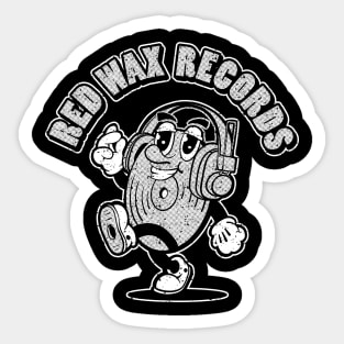 Old School Retro Vinyl Record Distressed Sticker